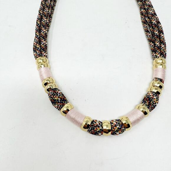 Holst + Lee Colorblock Necklace Classic Gold Multi - Picture 2 of 5